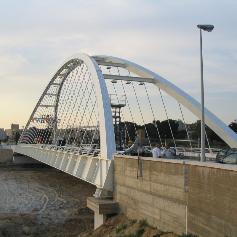 Ponte sul fiume Arena Mazzara del Vallo