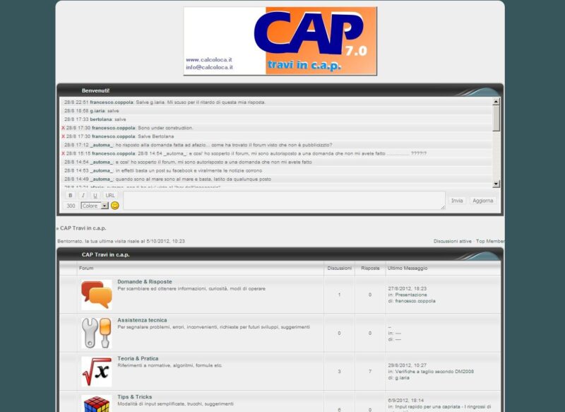 Nuovi tutorial del software CAP