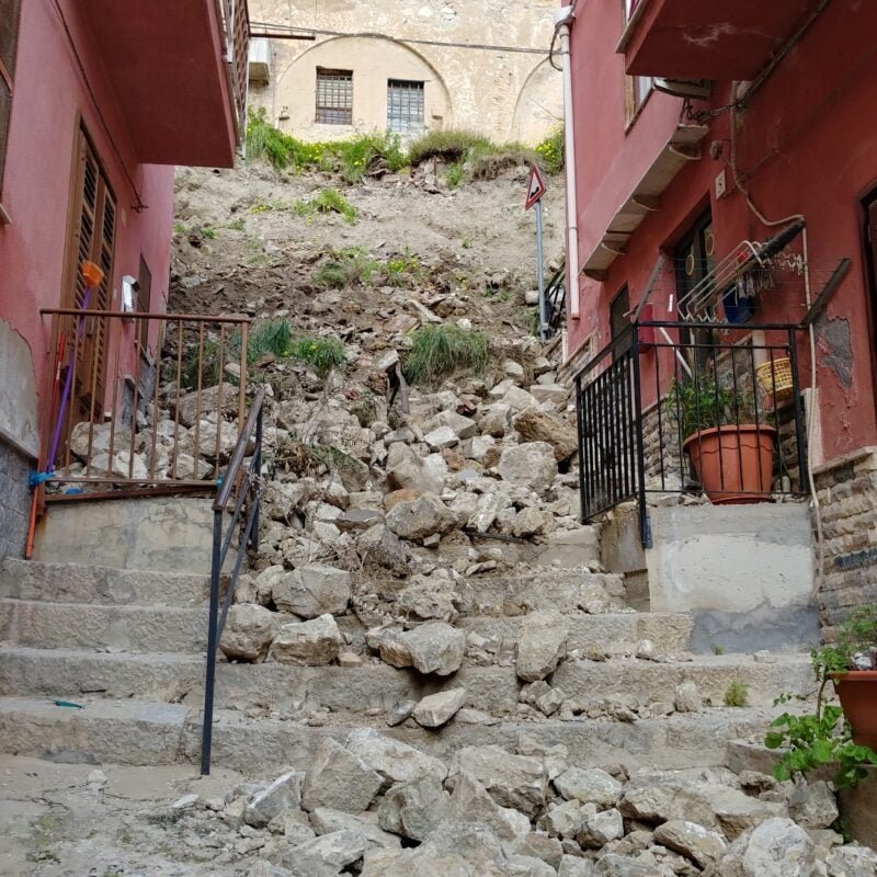 Consolidamento e ricostruzione muro di contenimento del complesso Santa Lucia in Termini Imerese (PA)